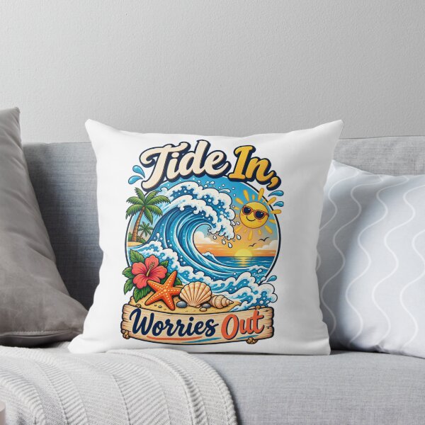 Item preview, Tide In, Worries Out designed and sold by khadijaAchaki.