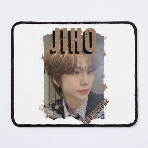 Item preview, AMPERS&ONEe Jiho Global KPOP Boy Group Black and White Collage Digital Art Portrait designed and sold by AJUNICE STUDIO.