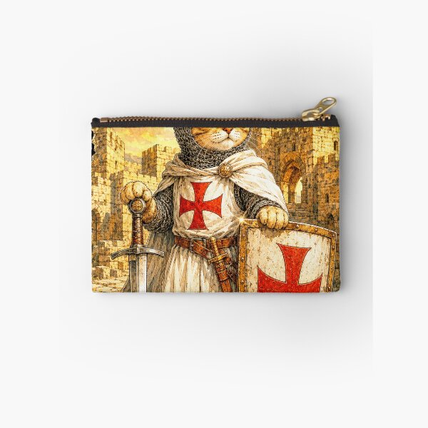 Item preview, The Cat Knight of the Knights Templar ⚔️ designed and sold by FULLCOLOR2099.
