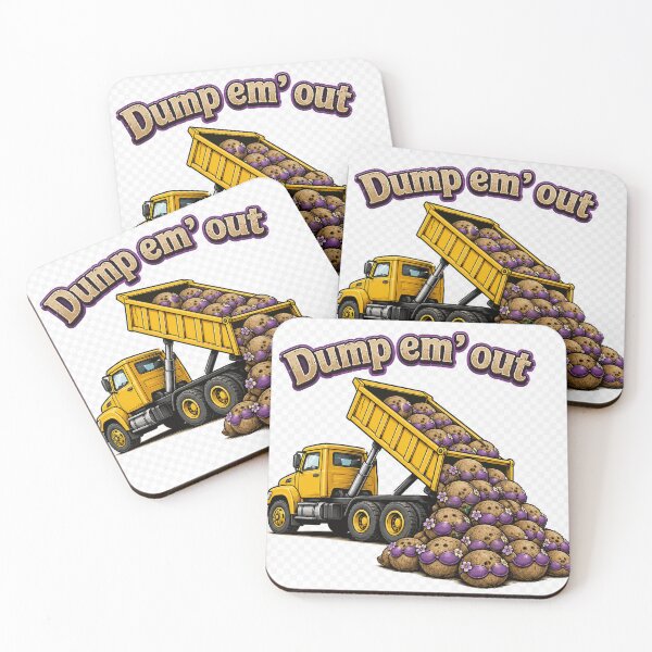 Item preview, Dump em' Out Funny Coconut Dump Truck Beach Humor Tee designed and sold by TheRoll.
