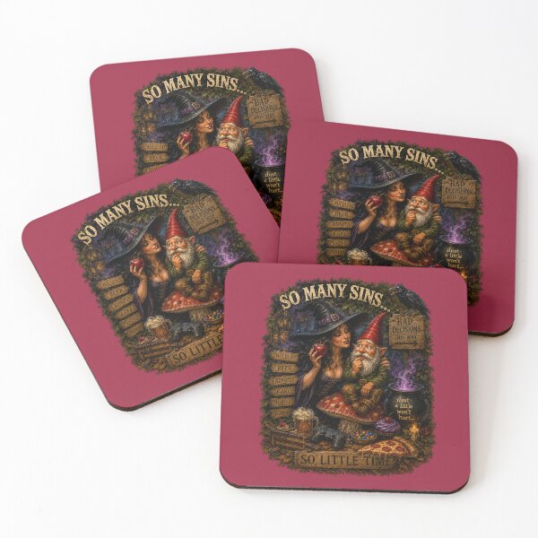Item preview, So Many Sins So Little Time Vintage Design designed and sold by Alpine-Ink.