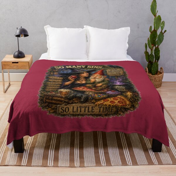 Item preview, So Many Sins So Little Time Vintage Design designed and sold by Alpine-Ink.