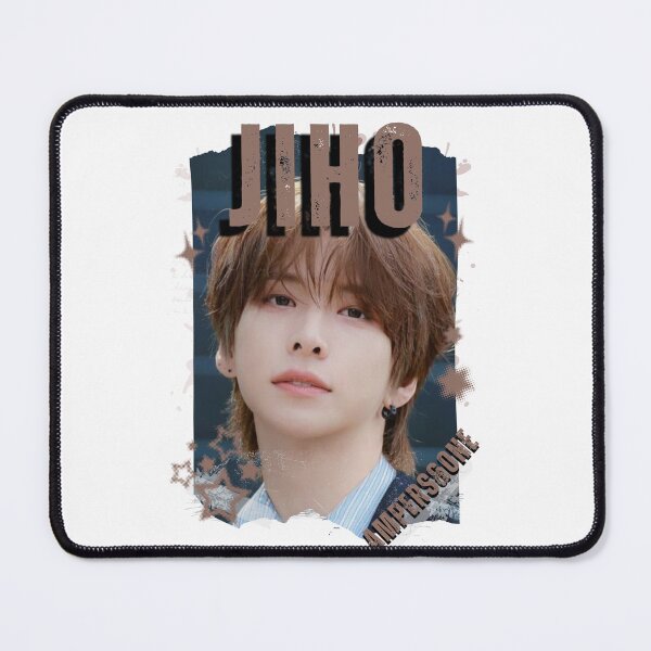 Item preview, AMPERS&ONEe Jiho Global KPOP Boy Group Black and White Collage Digital Art Portrait designed and sold by AJUNICE STUDIO.