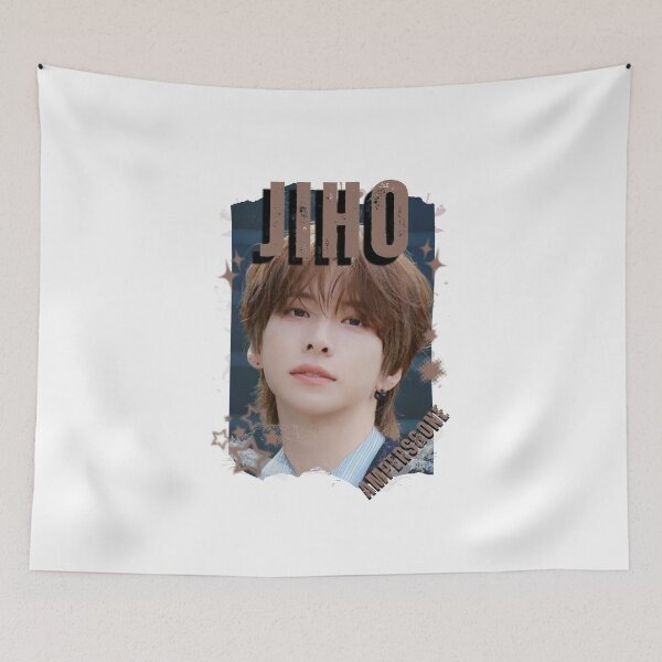 Item preview, AMPERS&ONEe Jiho Global KPOP Boy Group Black and White Collage Digital Art Portrait designed and sold by AJUNICE STUDIO.