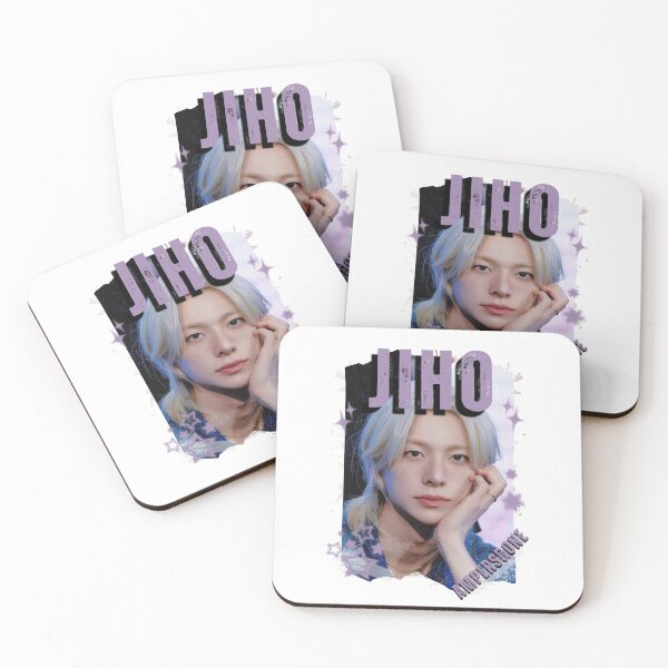Item preview, AMPERS&ONEe Jiho Global KPOP Boy Group Black and White Collage Digital Art Portrait designed and sold by AJUNICE STUDIO.