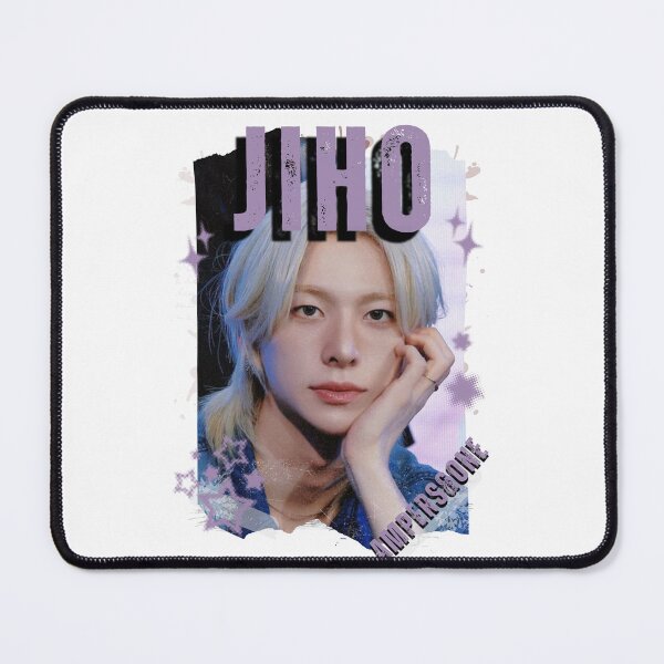 Item preview, AMPERS&ONEe Jiho Global KPOP Boy Group Black and White Collage Digital Art Portrait designed and sold by AJUNICE STUDIO.