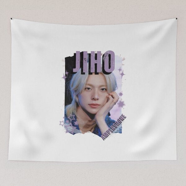 Item preview, AMPERS&ONEe Jiho Global KPOP Boy Group Black and White Collage Digital Art Portrait designed and sold by AJUNICE STUDIO.