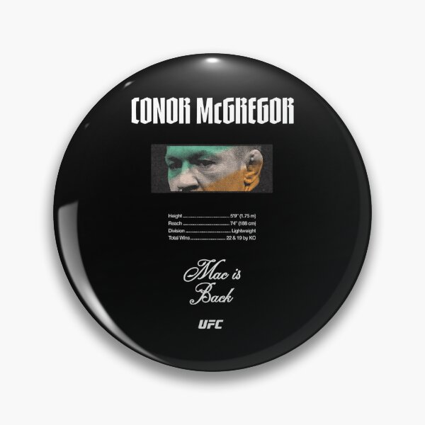 Item preview, Conor McGregor "Mac Is Back" Stats designed and sold by JeyVel.