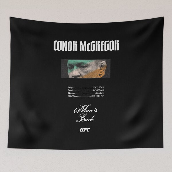 Item preview, Conor McGregor "Mac Is Back" Stats designed and sold by JeyVel.