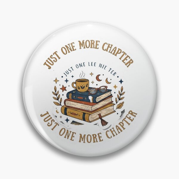 Item preview, Just One More Chapter Aesthetic , Book Lover Stack of Books and Coffee Sticker designed and sold by ASSOSSA BRAND.