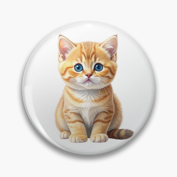 Item preview, Blue-Eyed Golden Tabby Kitten designed and sold by SabraDD.