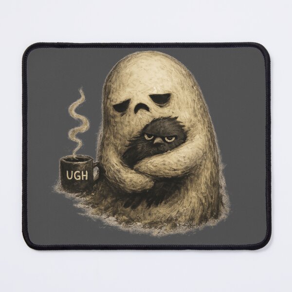 Item preview, Moody Raven Lover UGH Ghost designed and sold by POD DYNASTY | Original Print On Demand T-Shirt Graphics.