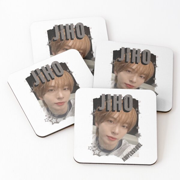 Item preview, AMPERS&ONEe Jiho Global KPOP Boy Group Black and White Collage Digital Art Portrait designed and sold by AJUNICE STUDIO.