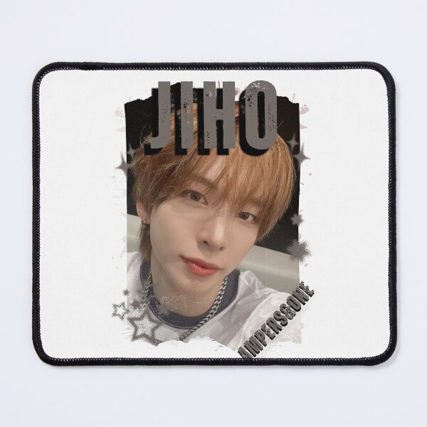 Item preview, AMPERS&ONEe Jiho Global KPOP Boy Group Black and White Collage Digital Art Portrait designed and sold by AJUNICE STUDIO.