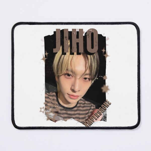 Item preview, AMPERS&ONEe Jiho Global KPOP Boy Group Black and White Collage Digital Art Portrait designed and sold by AJUNICE STUDIO.