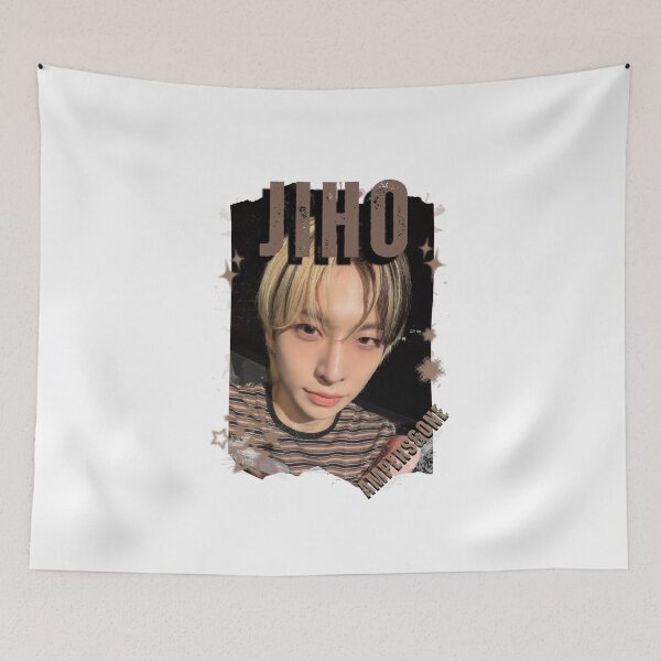 Item preview, AMPERS&ONEe Jiho Global KPOP Boy Group Black and White Collage Digital Art Portrait designed and sold by AJUNICE STUDIO.