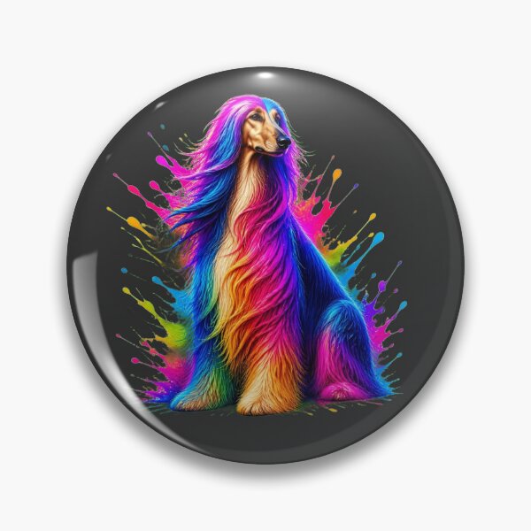 Item preview, Afghan Hound Splash Art Merchandise designed and sold by The Digital Compass.