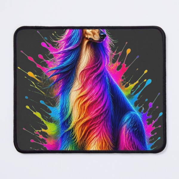 Item preview, Afghan Hound Splash Art Merchandise designed and sold by The Digital Compass.