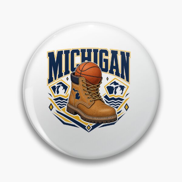 Item preview, Michigan Basketball Work Boot Graphic designed and sold by freshwear design.