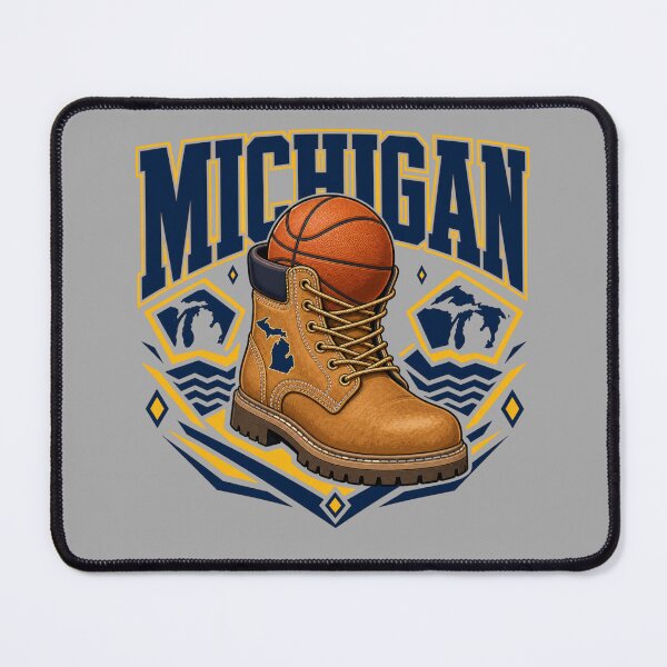 Item preview, Michigan Basketball Work Boot Graphic designed and sold by freshwear design.