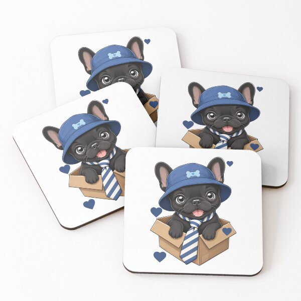 Item preview, Special Delivery Black French Bulldog Suprise designed and sold by Rosie's Wildflower Boutique.