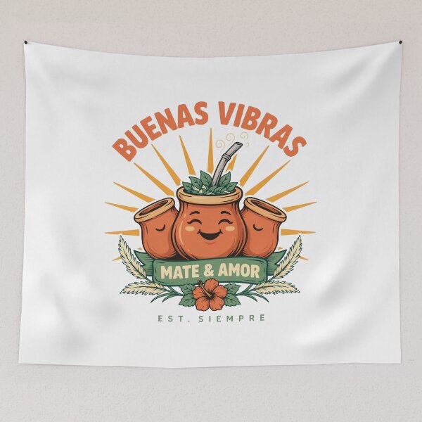 Item preview, Buenas Vibras - Bright Orange Design designed and sold by Peter Stawicki.