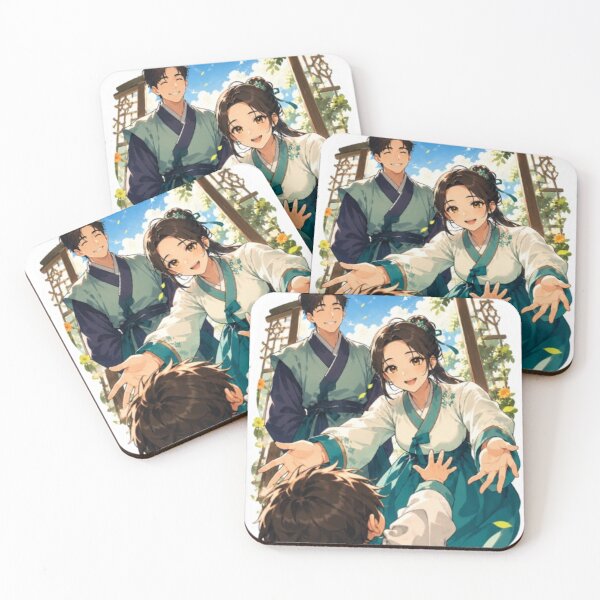 Item preview, Romantic Anime Couple in Traditional Japanese Outfits – Summer Love Sticker designed and sold by MeowLoka ⭐⭐⭐⭐.