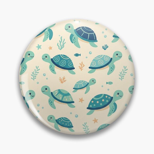 Item preview, Cute Sea Turtle Seamless Pattern Design by MNS designed and sold by ashenlocs.