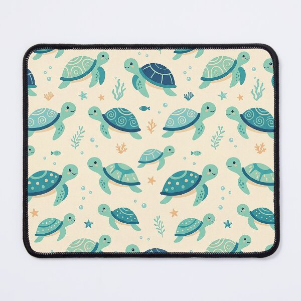 Item preview, Cute Sea Turtle Seamless Pattern Design by MNS designed and sold by ashenlocs.