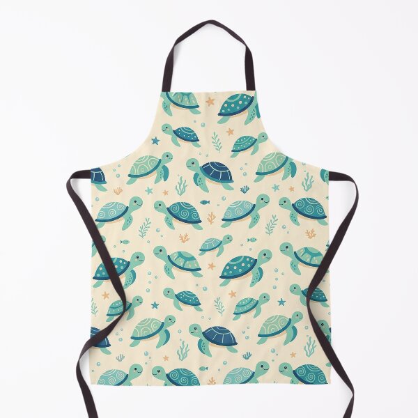 Item preview, Cute Sea Turtle Seamless Pattern Design by MNS designed and sold by ashenlocs.