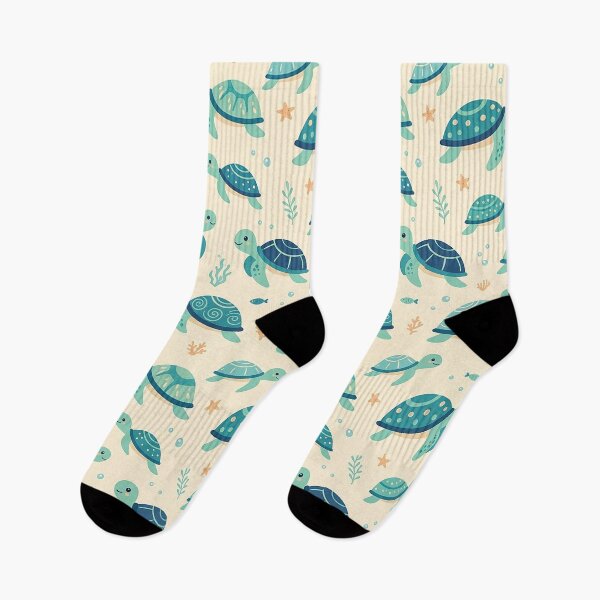 Item preview, Cute Sea Turtle Seamless Pattern Design by MNS designed and sold by ashenlocs.