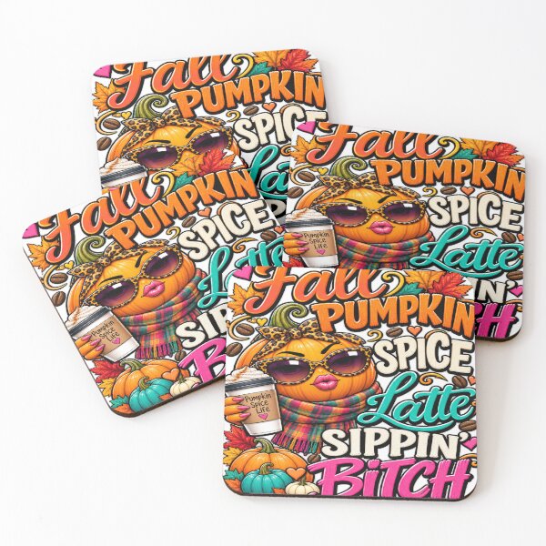 Item preview, Fall Pumpkin Latte Sippin' Bitch designed and sold by DazzleKitty.