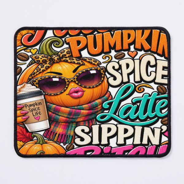 Item preview, Fall Pumpkin Latte Sippin' Bitch designed and sold by DazzleKitty.