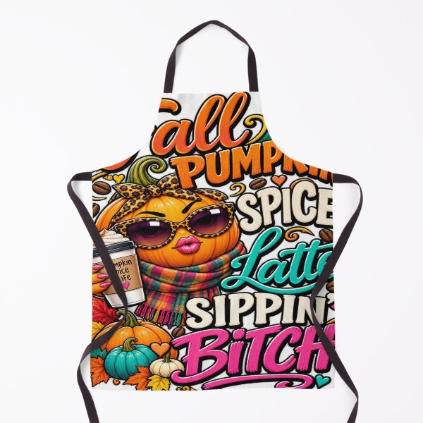 Item preview, Fall Pumpkin Latte Sippin' Bitch designed and sold by DazzleKitty.