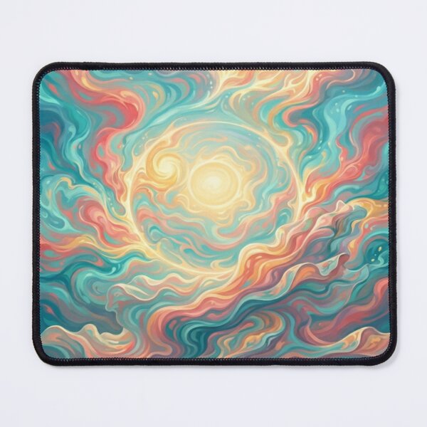 Item preview, Celestial Swirls Abstract Solar Energy Painting designed and sold by adlkh.