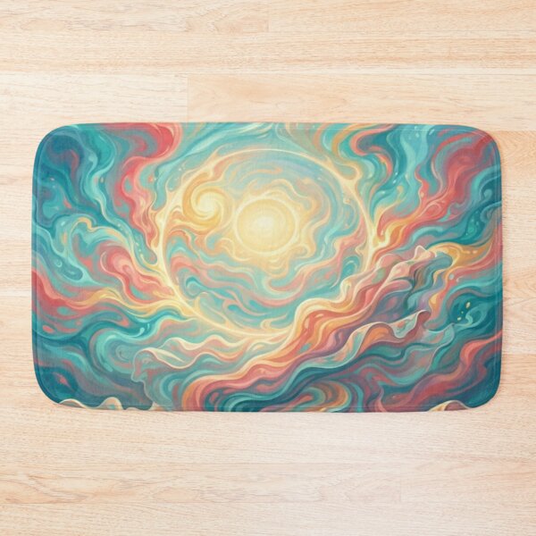 Item preview, Celestial Swirls Abstract Solar Energy Painting designed and sold by adlkh.