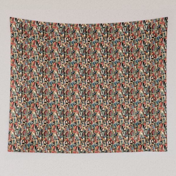 Item preview, Albert Gleizes abstract 3D painting pattern designed and sold by camisariasj.