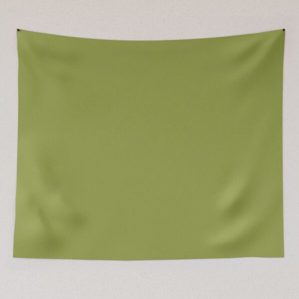 Item preview, Green Solid Color Avocado Sage #939c43 designed and sold by yonni.