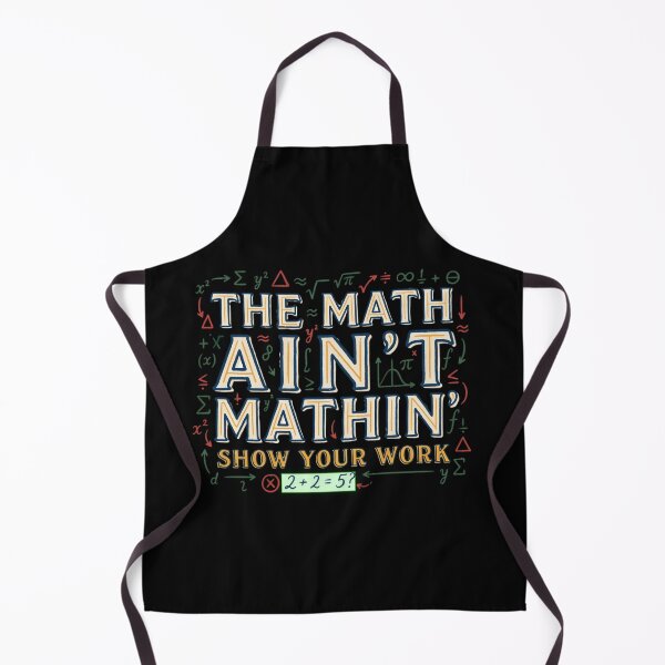 Item preview, The Math Ain't Mathin Show Your Work Funny Math Design, School and Teachers Stuff designed and sold by DarkRelicStudio.