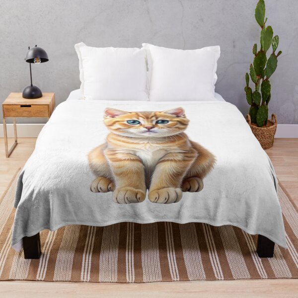 Item preview, Teal-Eyed Golden Tabby Kitten designed and sold by SabraDD.