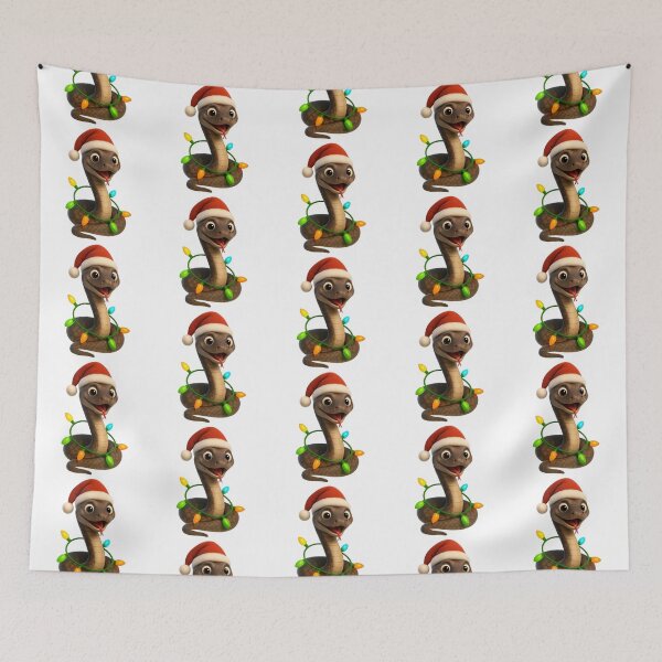 Item preview, Christmas Antiguan Racer Snake designed and sold by Sillytoe.