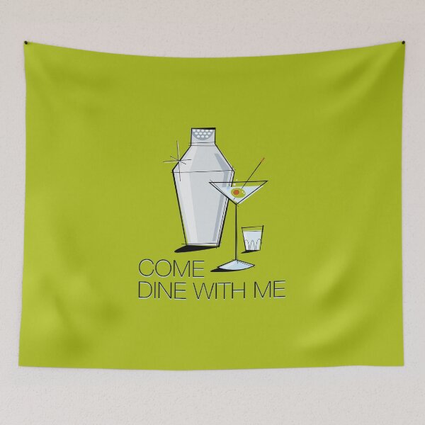 Item preview, Come Dine With Me III (on Green) designed and sold by PawsitiveMum3.