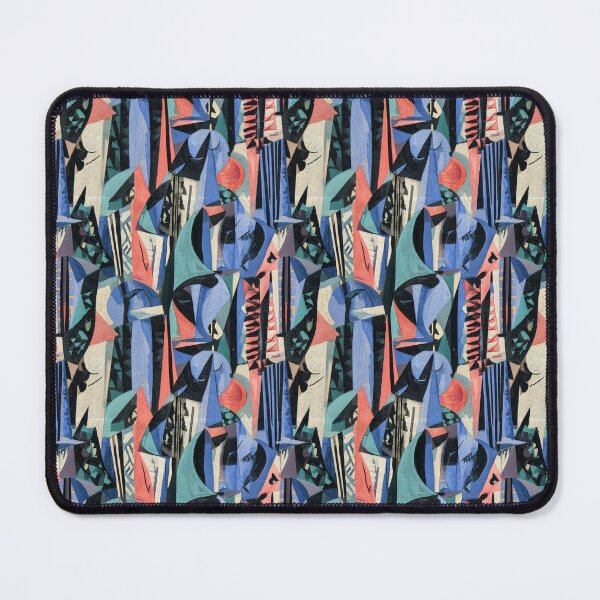 Item preview, Albert Gleizes blue abstract painting pattern designed and sold by camisariasj.