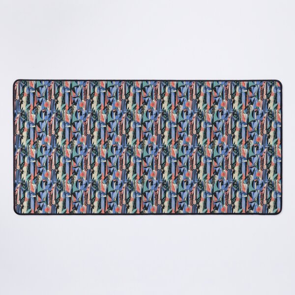 Item preview, Albert Gleizes blue abstract painting pattern designed and sold by camisariasj.