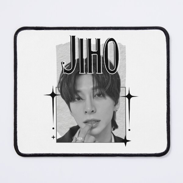 Item preview, AMPERS&ONEe Jiho Global KPOP Boy Group Black and White Collage Digital Art Portrait designed and sold by AJUNICE STUDIO.