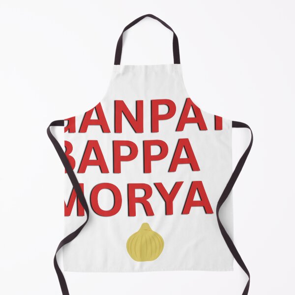 Item preview, Ganpati Bappa Morya Typography T-Shirt | Ganesh Chaturthi Festival Design designed and sold by Marathidesigns.