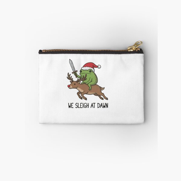 Item preview, We Sleigh At Dawn - Funny Frog & Reindeer designed and sold by Gbriel3.