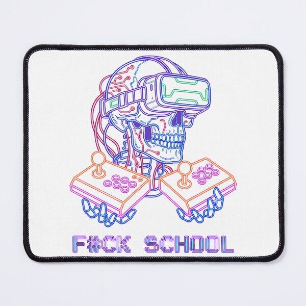 Item preview, Cyberpunk VR Skull Arcade - F#CK SCHOOL designed and sold by questark.