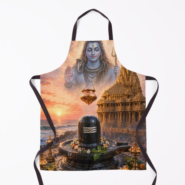 Item preview, Somnath Jyotirlinga, Temple and Mahadev Fusion Art designed and sold by Homyar.