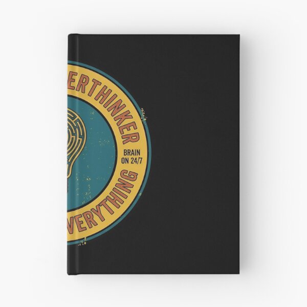 Item preview, Certified Overthinker Analyzing Everything Vintage Badge designed and sold by DuckOddity.